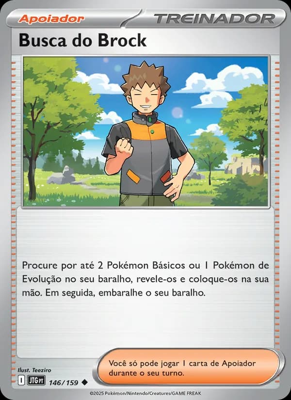 Busca do Brock, carta 146 de Amigos de Jornada