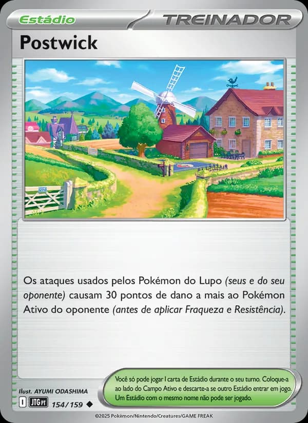 Postwick, carta 154 de Amigos de Jornada