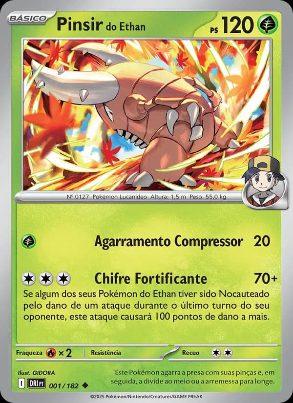 Pinsir do Ethan, carta 001 de Rivais Predestinados