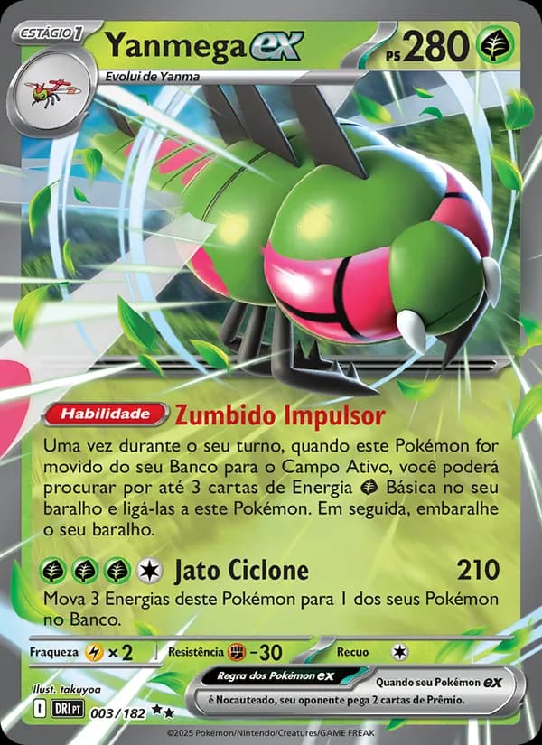 Yanmega ex, carta 003 de Rivais Predestinados