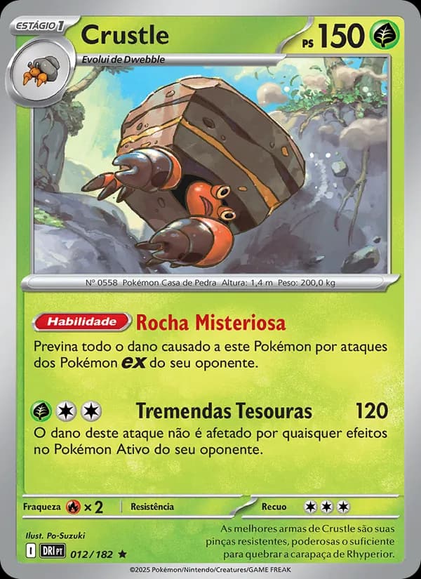 Crustle, carta 012 de Rivais Predestinados