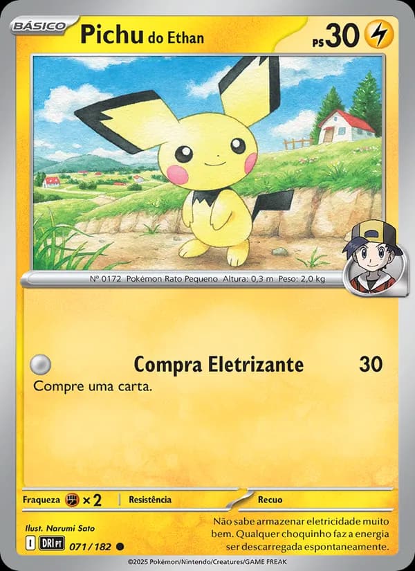 Pichu do Ethan, carta 071 de Rivais Predestinados