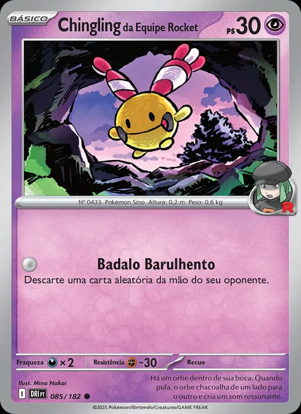 Chingling da Equipe Rocket, carta 085 de Rivais Predestinados