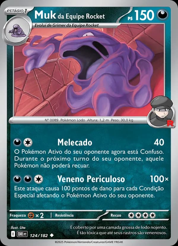 Muk da Equipe Rocket, carta 124 de Rivais Predestinados