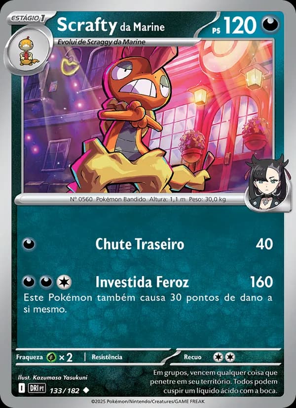 Scrafty da Marine, carta 133 de Rivais Predestinados