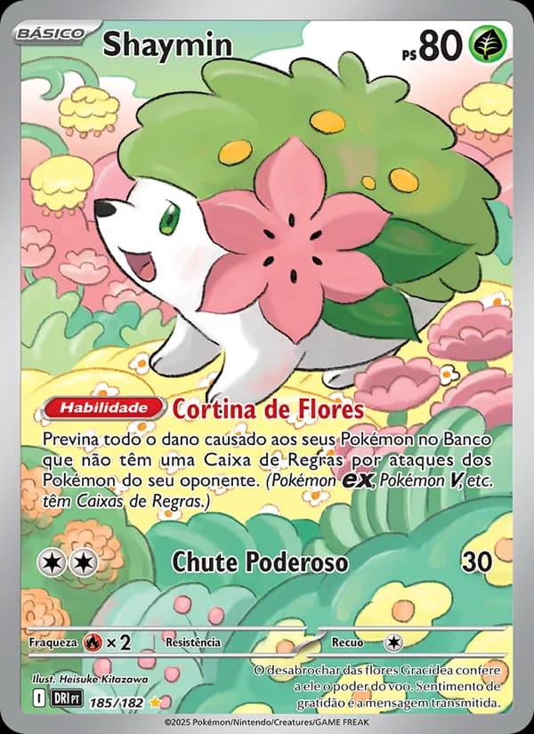 Shaymin, carta 185 de Rivais Predestinados