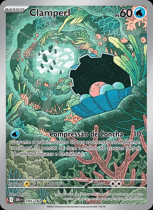 Clamperl, carta 195 de Rivais Predestinados