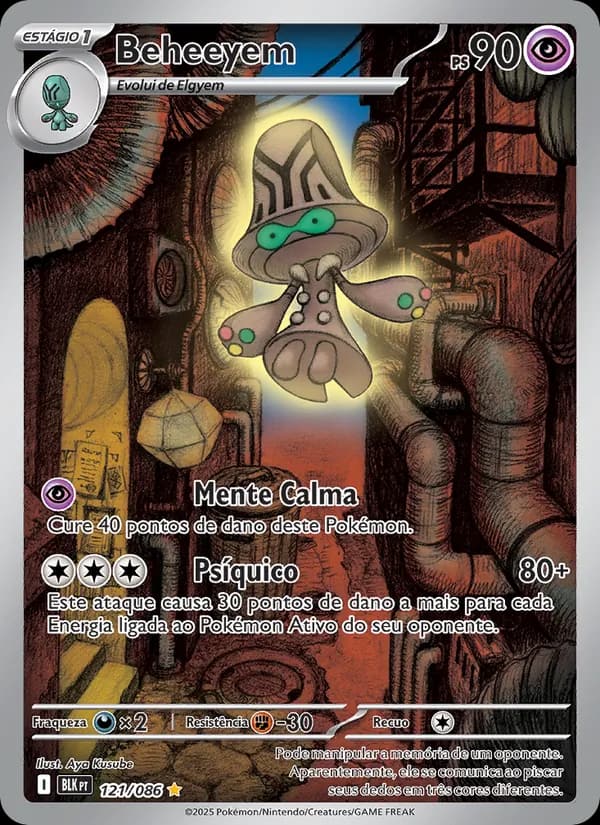 Beheeyem, carta 121 de Raio Preto