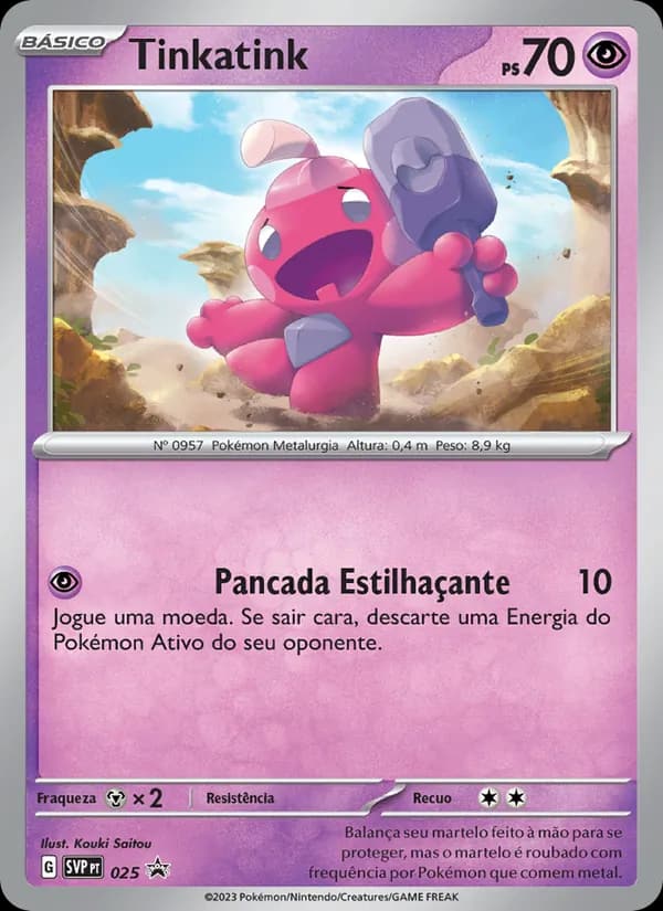 Tinkatink, carta 025 de SVP Black Star Promos