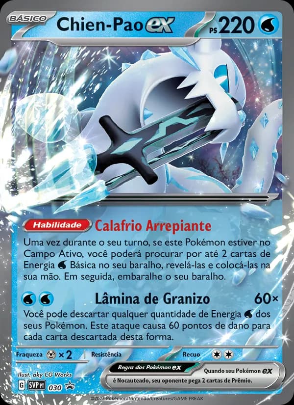 Chien-Pao ex, carta 030 de SVP Black Star Promos