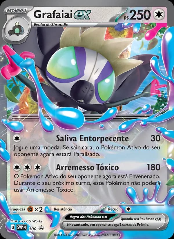 Grafaiai ex, carta 100 de SVP Black Star Promos