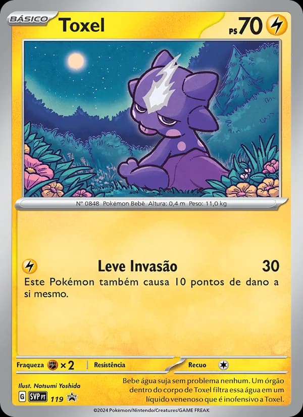 Toxel, carta 119 de SVP Black Star Promos