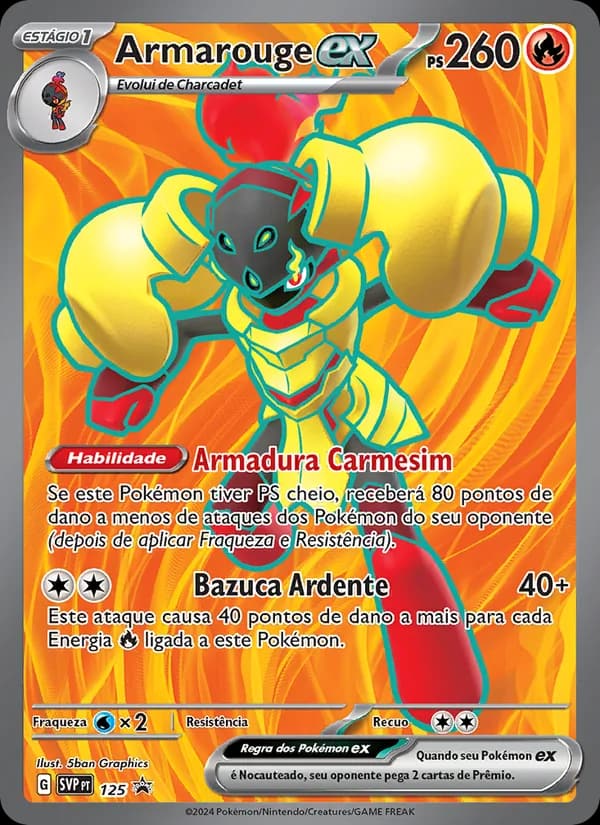 Armarouge ex, carta 125 de SVP Black Star Promos