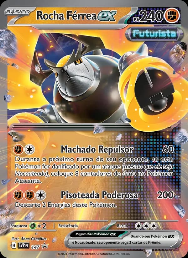 Rocha Férrea ex, carta 147 de SVP Black Star Promos