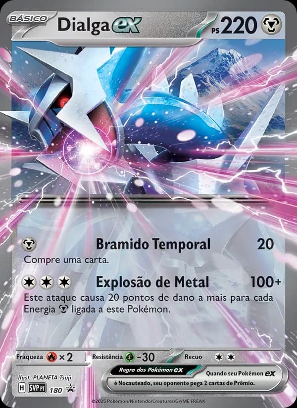Dialga ex, carta 180 de SVP Black Star Promos