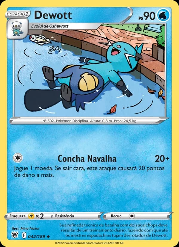 Dewott, carta 042 de Estrelas Radiantes