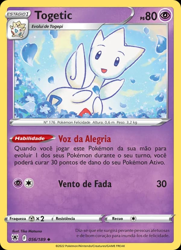 Togetic, carta 056 de Estrelas Radiantes