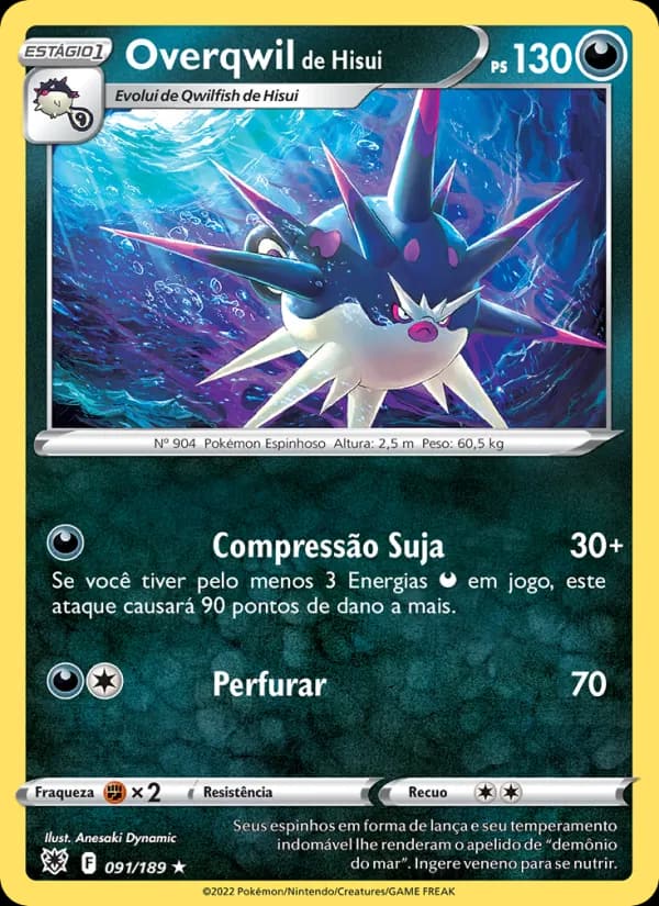 Overqwil de Hisui, carta 091 de Estrelas Radiantes