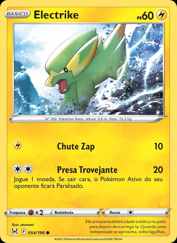 Electrike, carta 054 de Origem Perdida