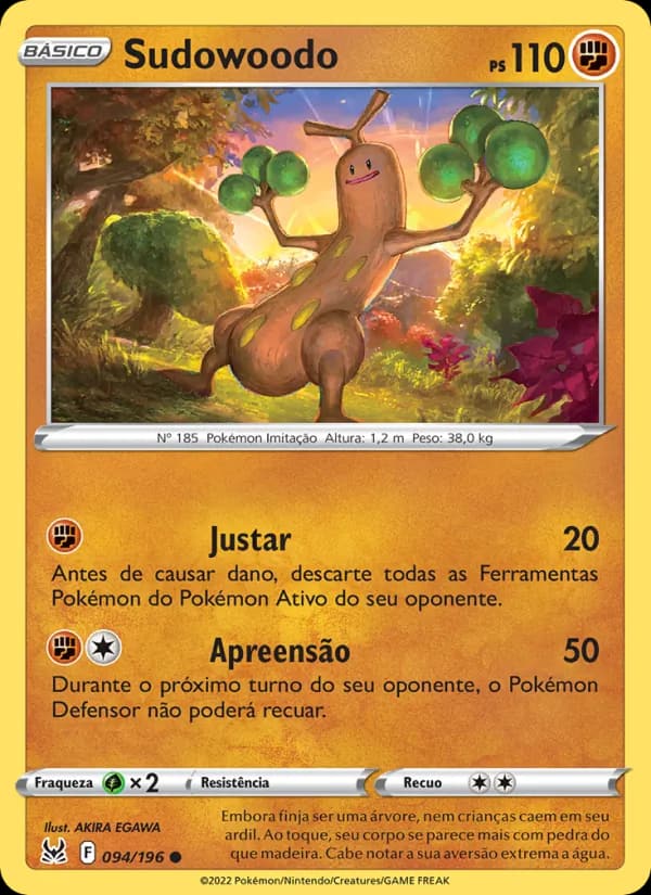 Sudowoodo, carta 094 de Origem Perdida