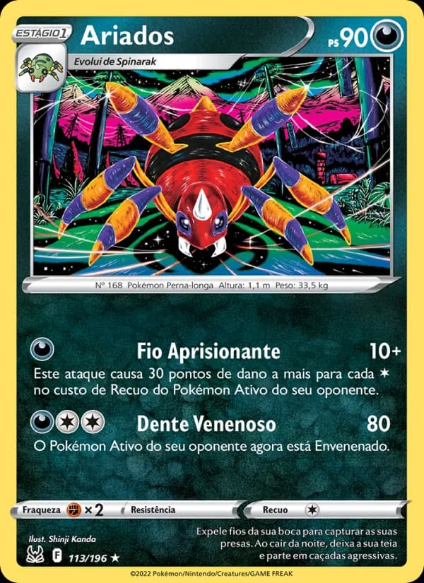 Ariados, carta 113 de Origem Perdida