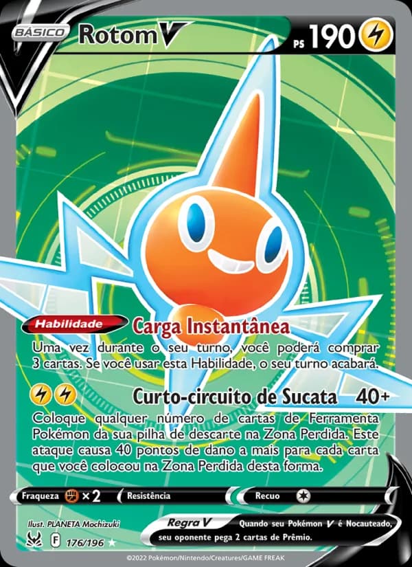 Rotom V, carta 176 de Origem Perdida