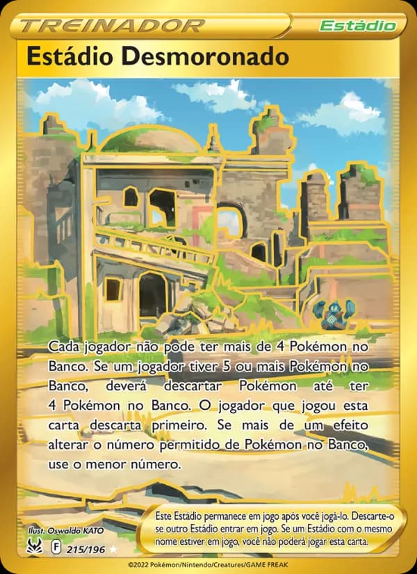 Estádio Desmoronado, carta 215 de Origem Perdida