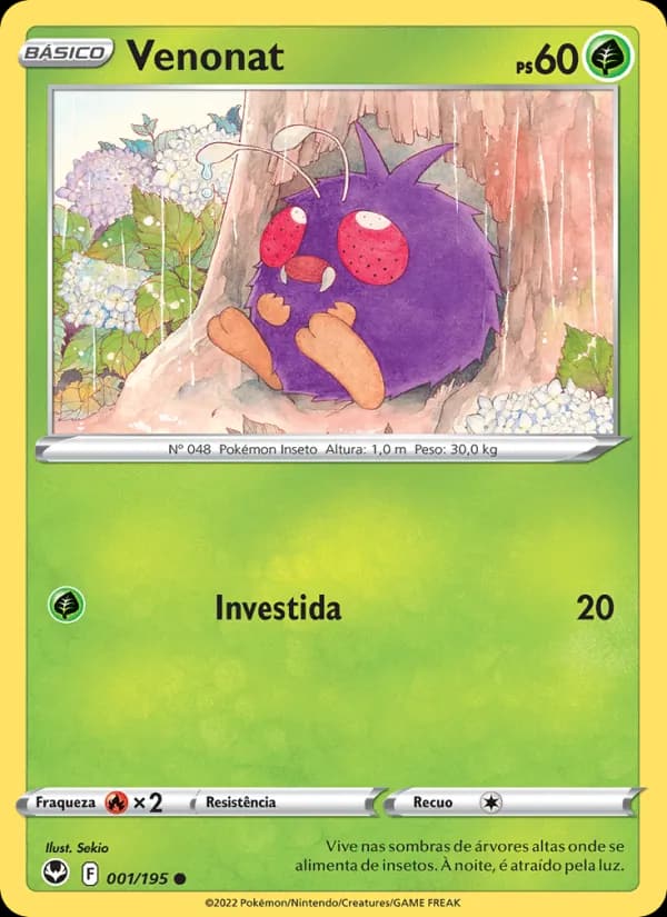Venonat, carta 001 de Tempestade Prateada