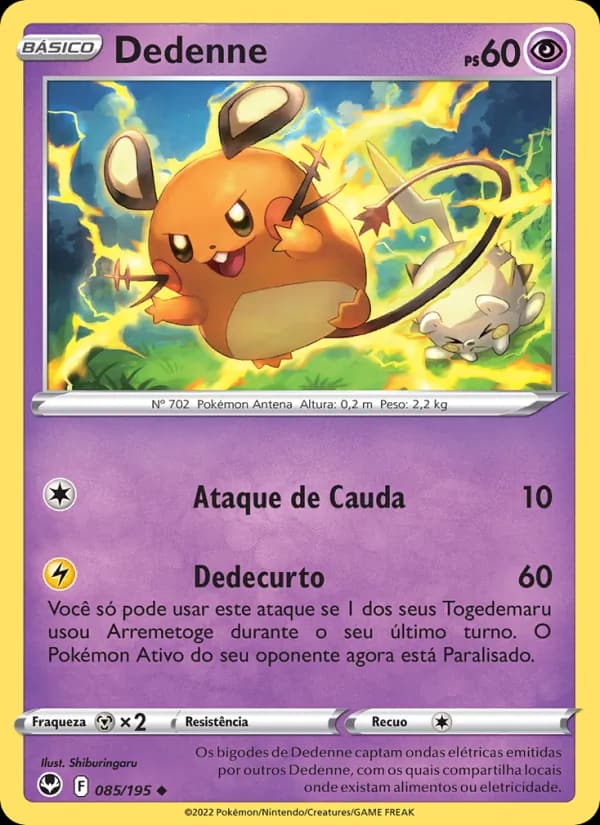 Dedenne, carta 085 de Tempestade Prateada