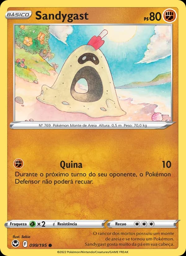 Sandygast, carta 099 de Tempestade Prateada