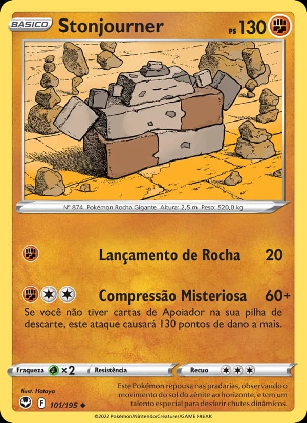Stonjourner, carta 101 de Tempestade Prateada