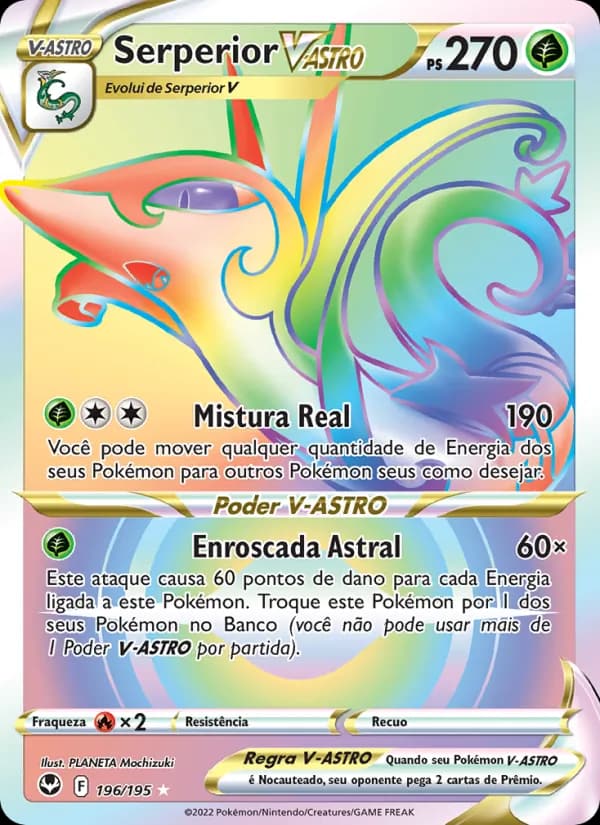 Serperior V-ASTRO, carta 196 de Tempestade Prateada
