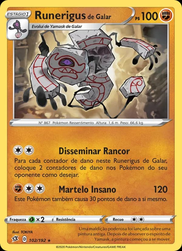 Runerigus de Galar, carta 102 de Rixa Rebelde