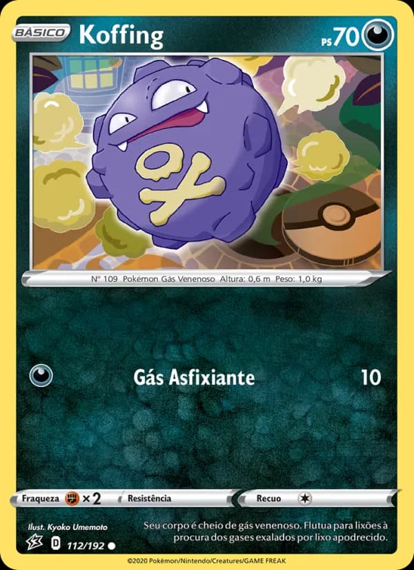 Koffing, carta 112 de Rixa Rebelde