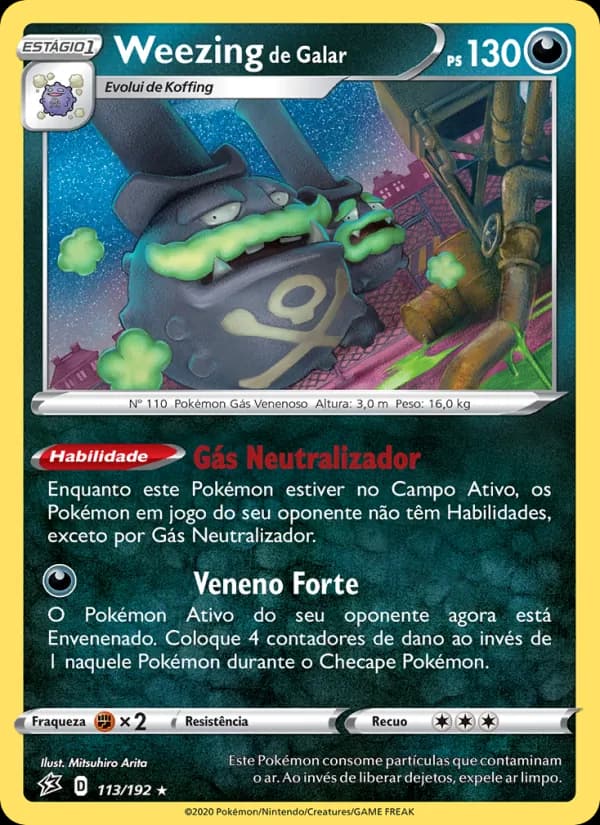 Weezing de Galar, carta 113 de Rixa Rebelde
