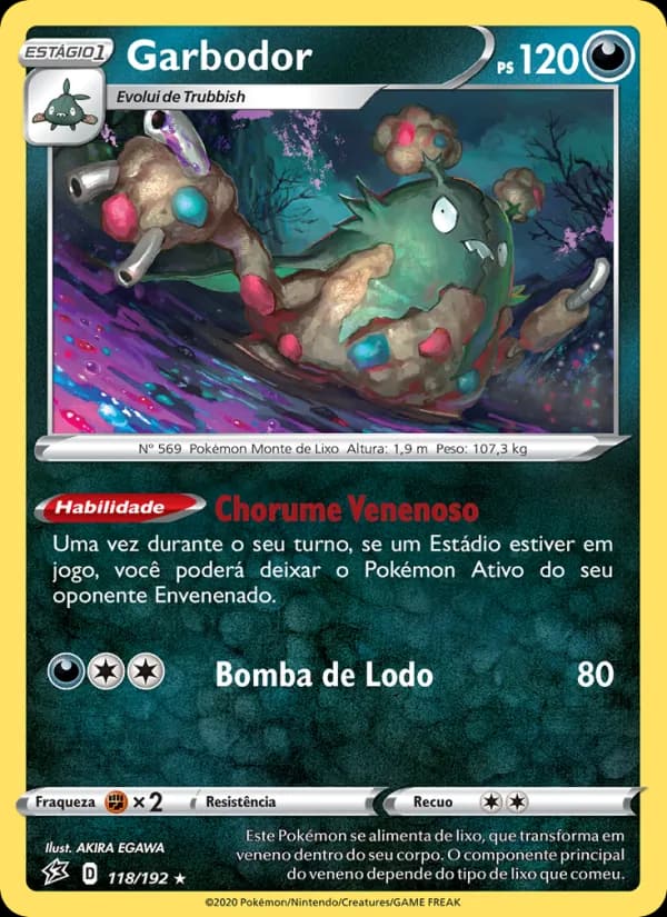 Garbodor, carta 118 de Rixa Rebelde