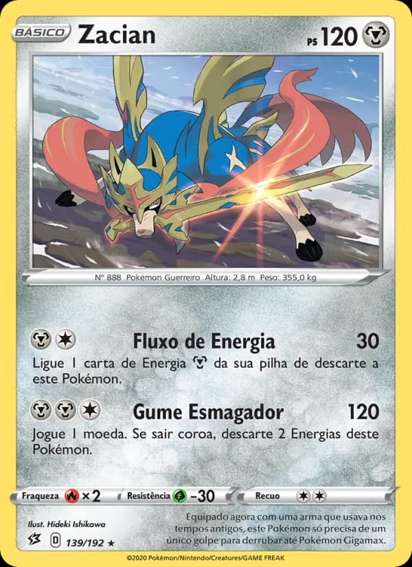 Zacian, carta 139 de Rixa Rebelde