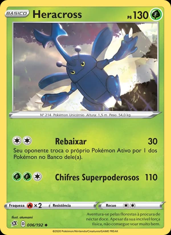 Heracross, carta 6 de Rixa Rebelde