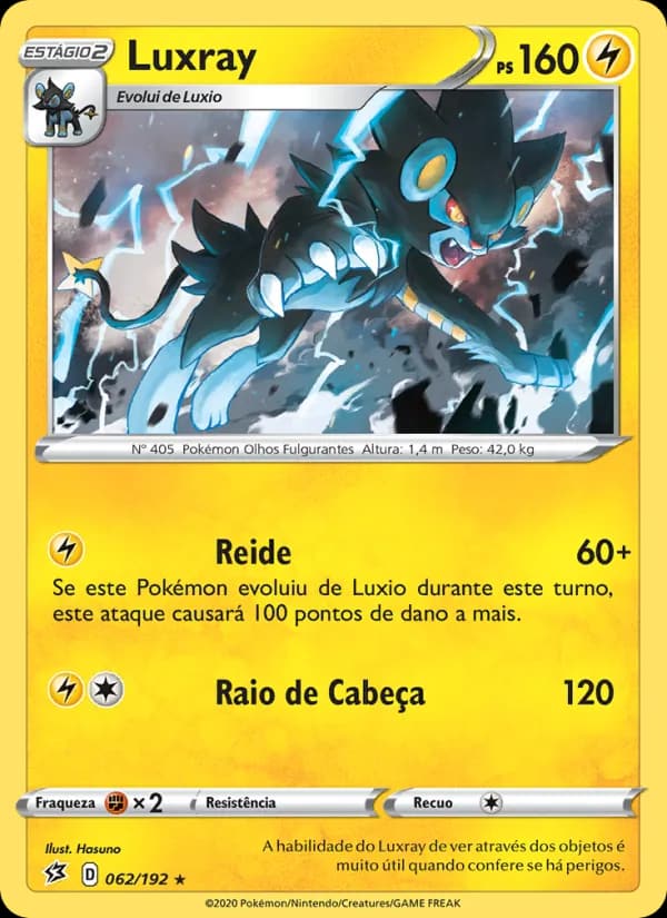 Luxray, carta 62 de Rixa Rebelde