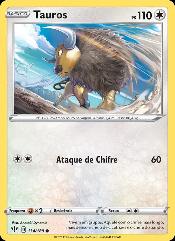 Tauros, carta 134 de Escuridão Incandescente