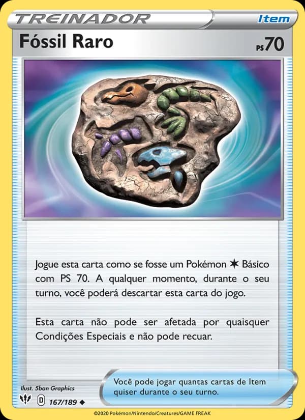 Fóssil Raro, carta 167 de Escuridão Incandescente