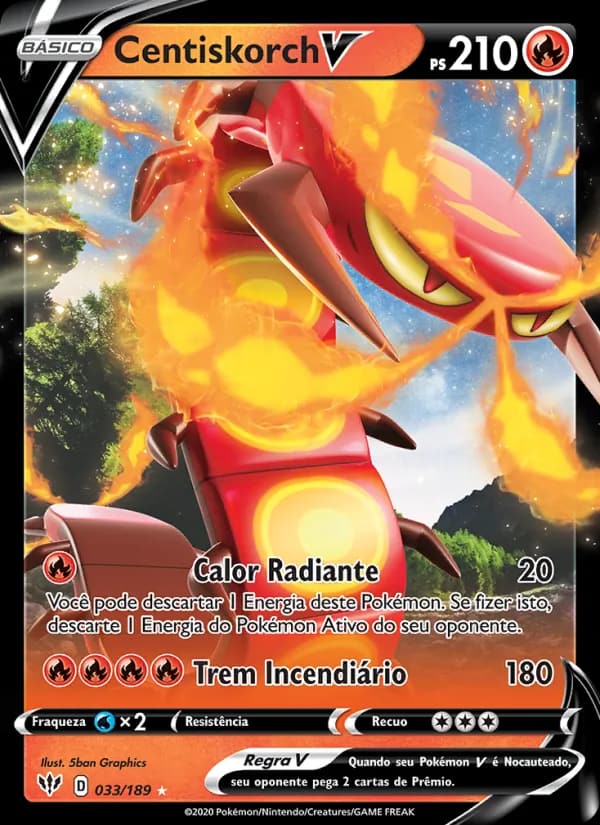 Centiskorch V, carta 33 de Escuridão Incandescente