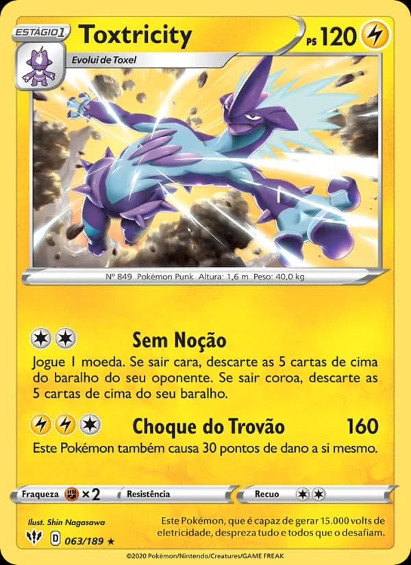 Toxtricity, carta 63 de Escuridão Incandescente