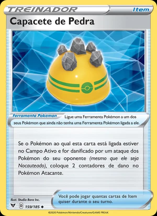Capacete de Pedra, carta 159 de Voltagem Vívida