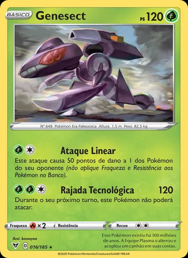 Genesect, carta 16 de Voltagem Vívida
