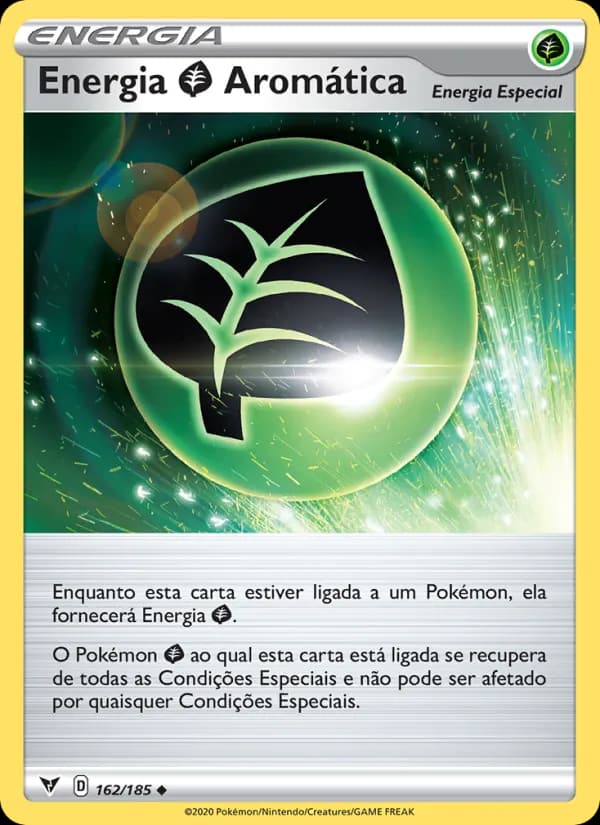 Energia Grass Aromática, carta 162 de Voltagem Vívida