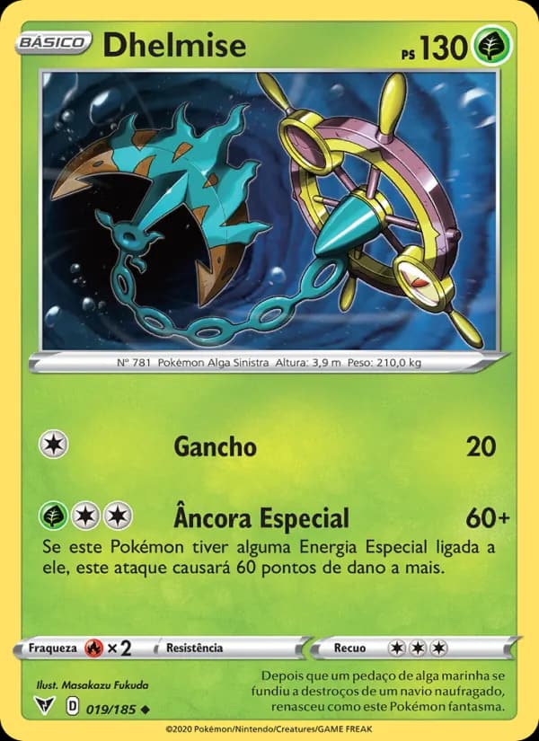 Dhelmise, carta 19 de Voltagem Vívida