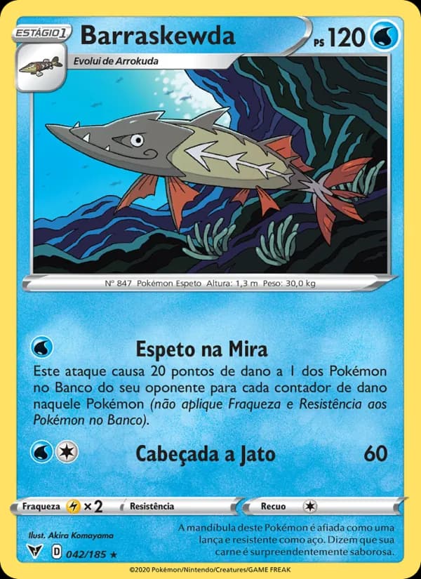 Barraskewda, carta 42 de Voltagem Vívida