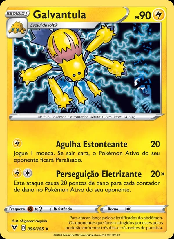 Galvantula, carta 56 de Voltagem Vívida