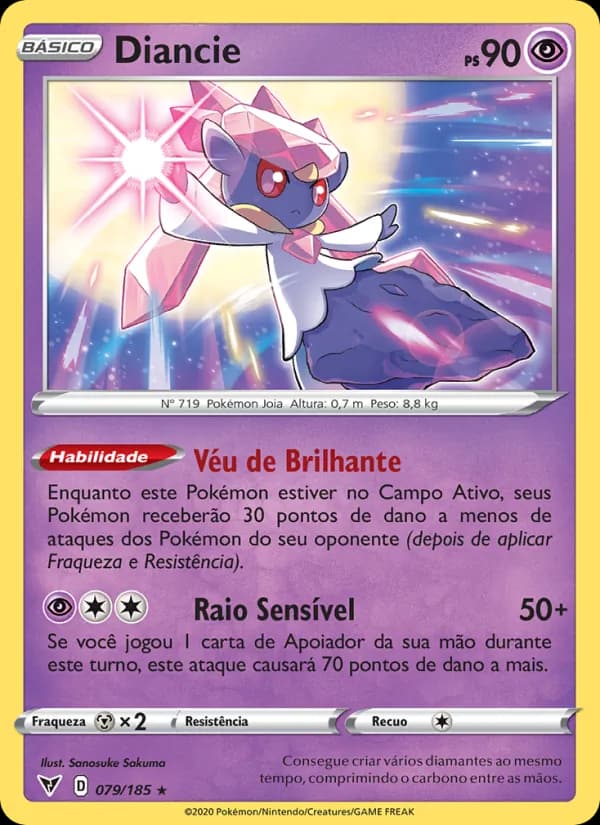 Diancie, carta 79 de Voltagem Vívida